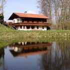 spiegelungen im kurpark tecklenburg