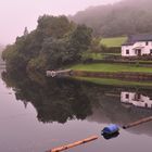 Spiegelungen im Morgennebel