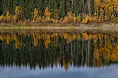 Spiegelungen im Wasser