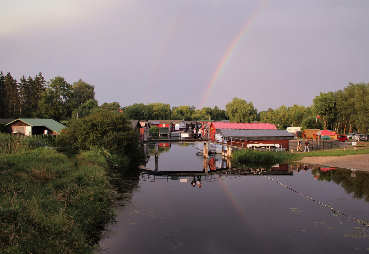 Spiegelungen in der Peene