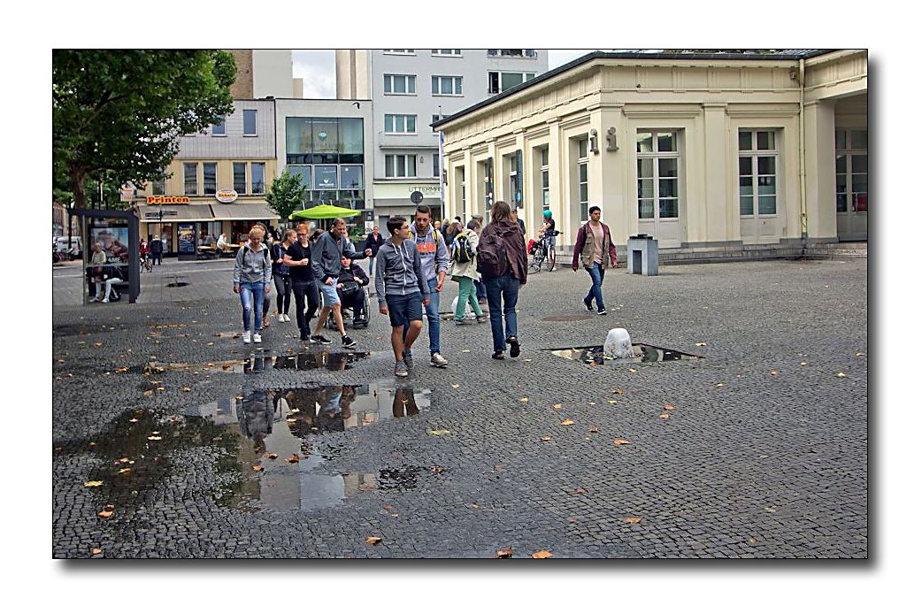 spiegelungenn in aachen ...