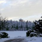 Spiegelwaldturm im letzten Abendlicht