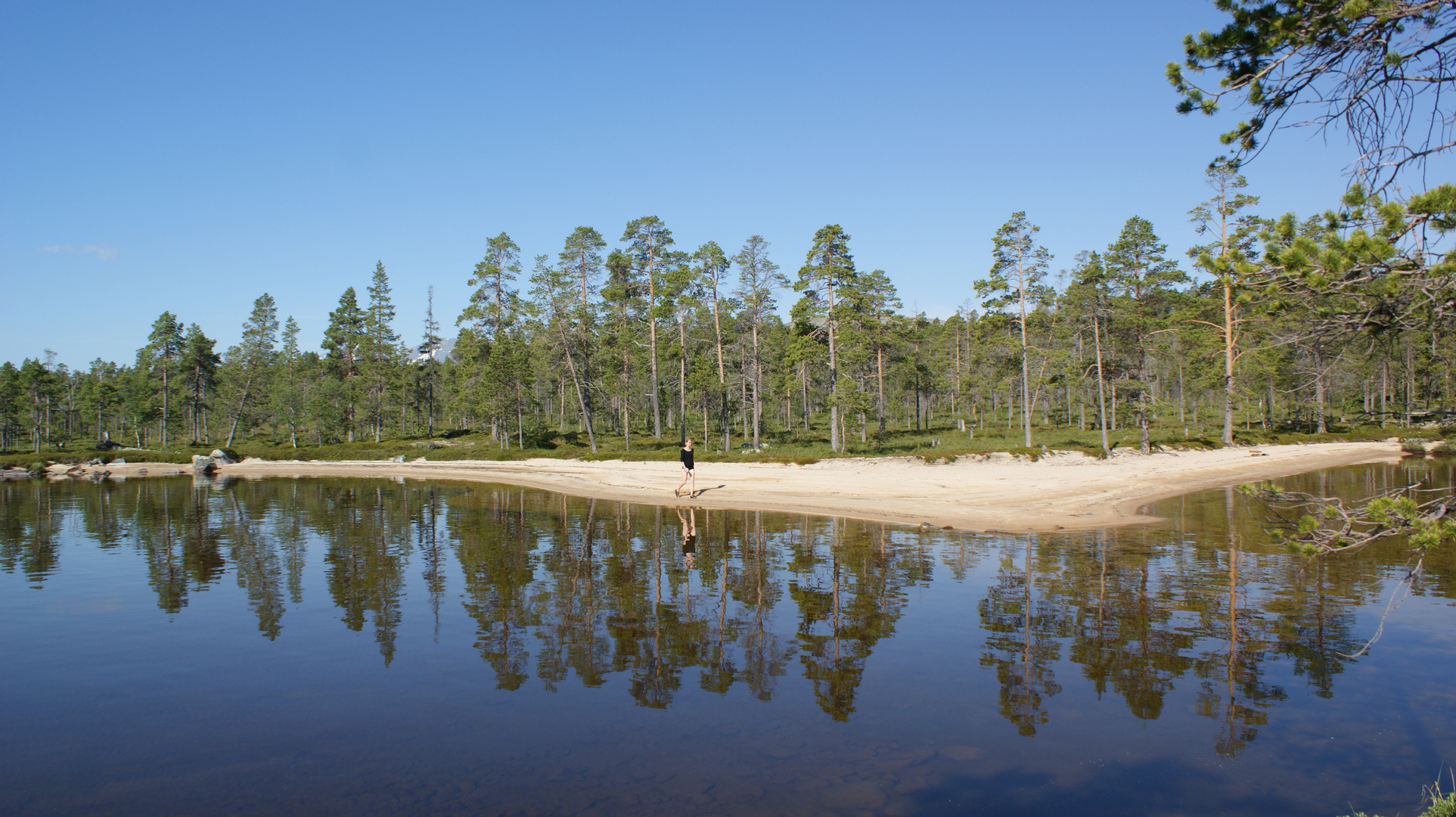 Spieglein, Spieglein an dem Strand....