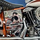 Spieglein, Spieglein , an der Harley.... ;-)