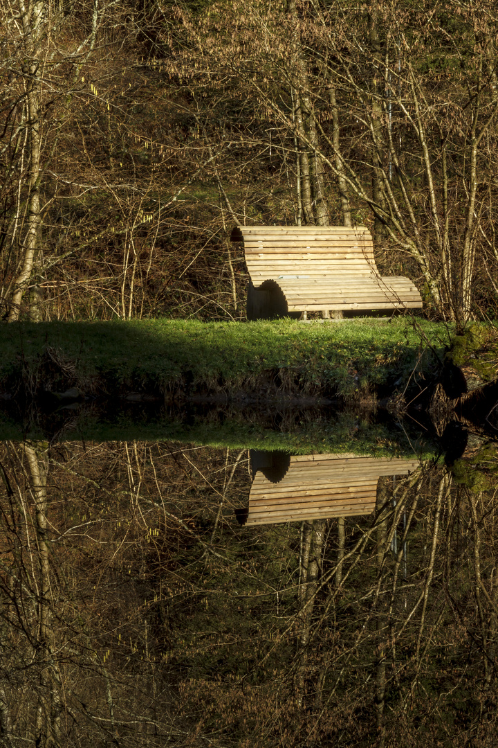 Spiegleung im Wasser