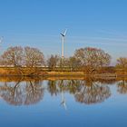 Spieglung am Fluss