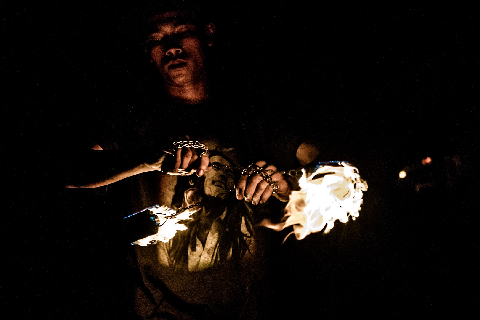 Spiel mit dem Feuer Foto &amp; Bild asia, thailand, southeast asia Bilder auf