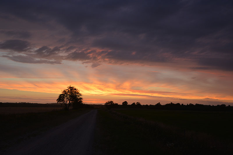 Spiel mit Wolken und Sonnen