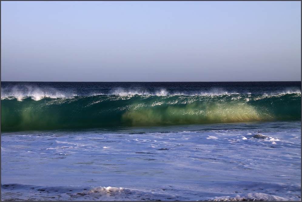 Spiel zwischen Wasser und Wind