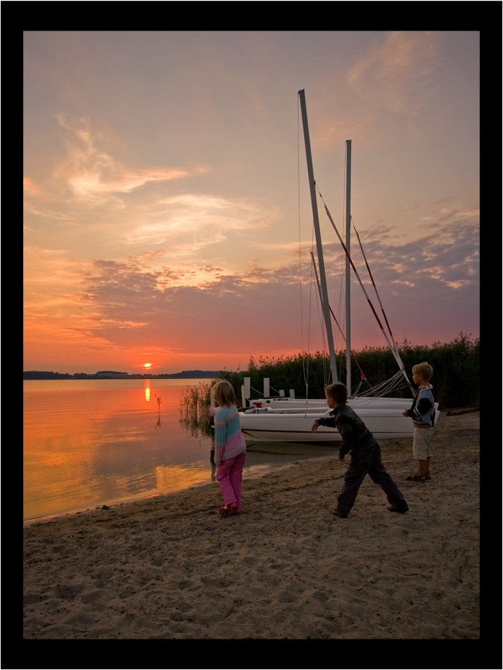 Spielen am See