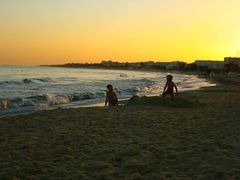 spielen am strand