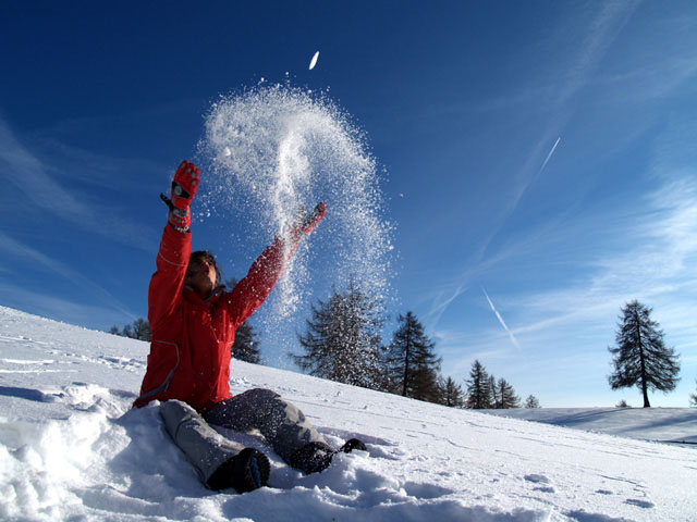 Spielen im Schnee - Giochi con la neve