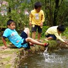 Spielende Kinder