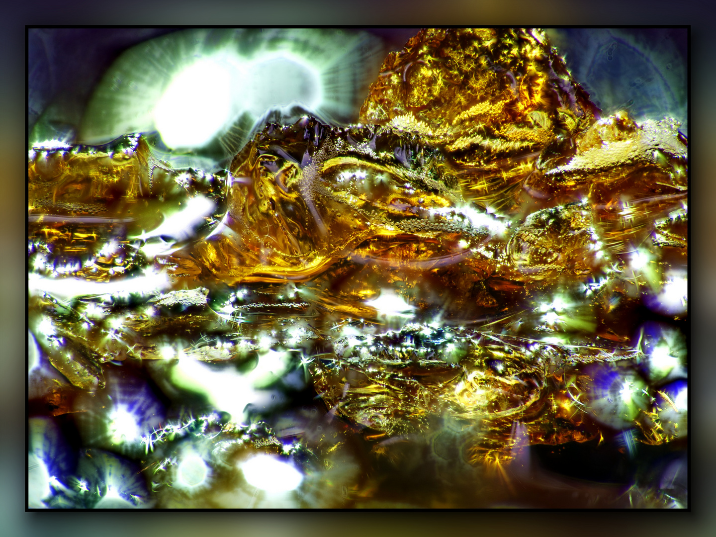 Spielerei mit Kandis-Zucker 2 Foto &amp; Bild | abstraktes, farben ...