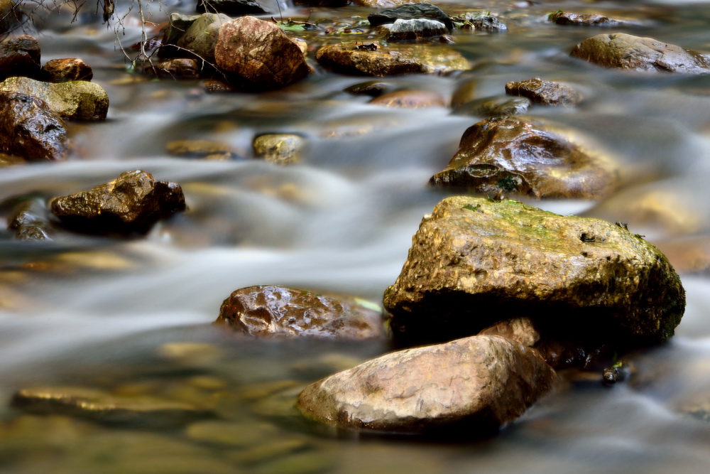 Spielereien am Bach