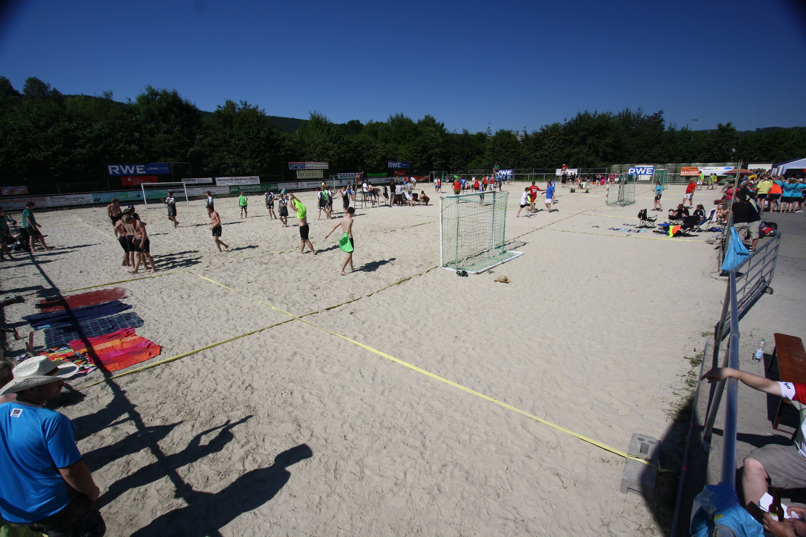 Spielfelder Beachhandballcup 2010