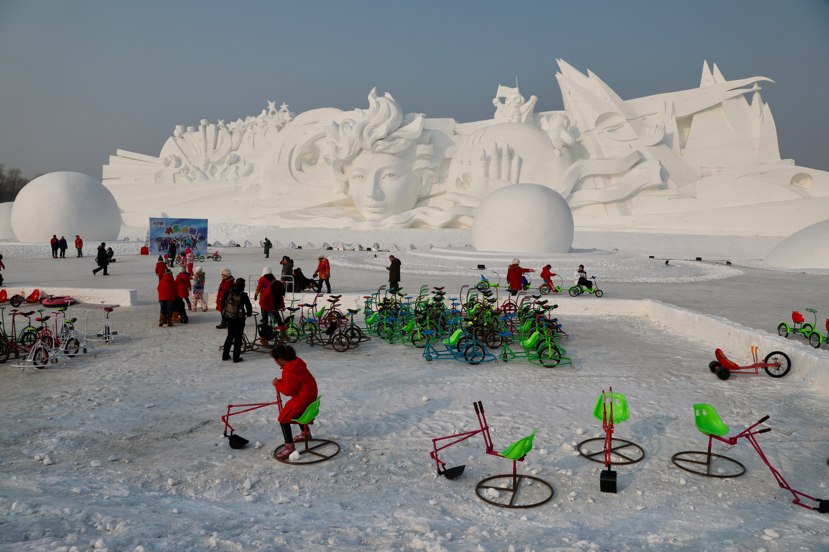 Spielplatz bei - 20°C