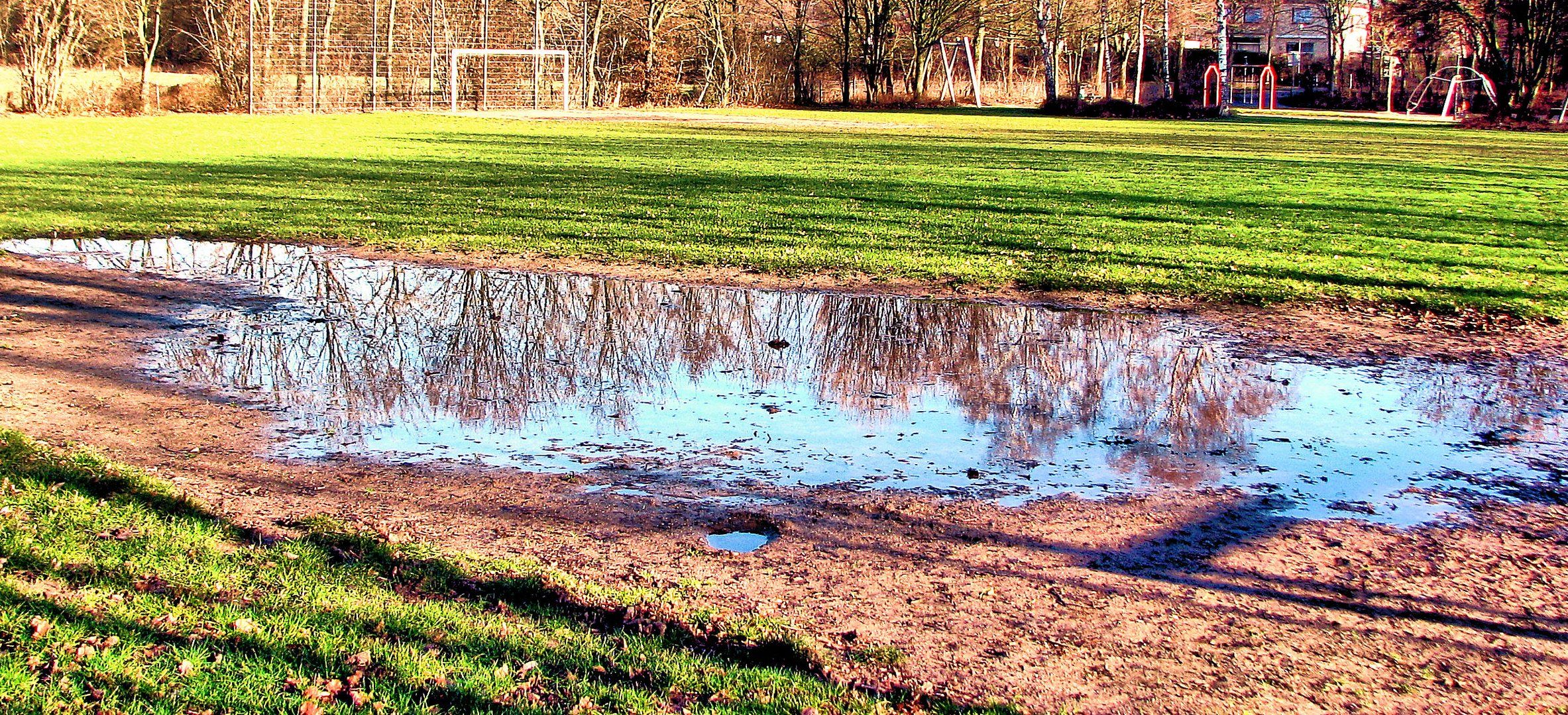 Spielplatz im Januar