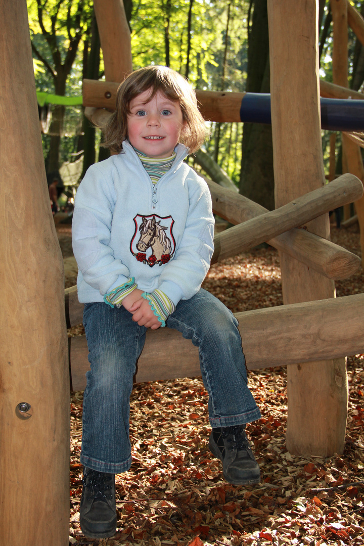 Spielplatz im Wald