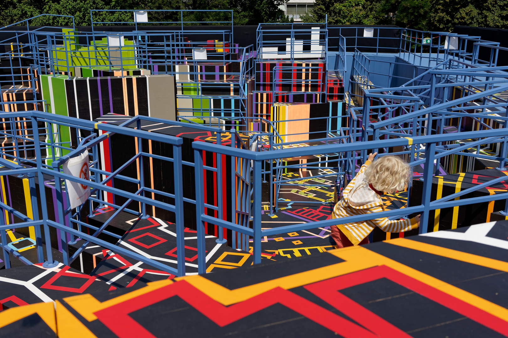 Spielplatz Labyrinth