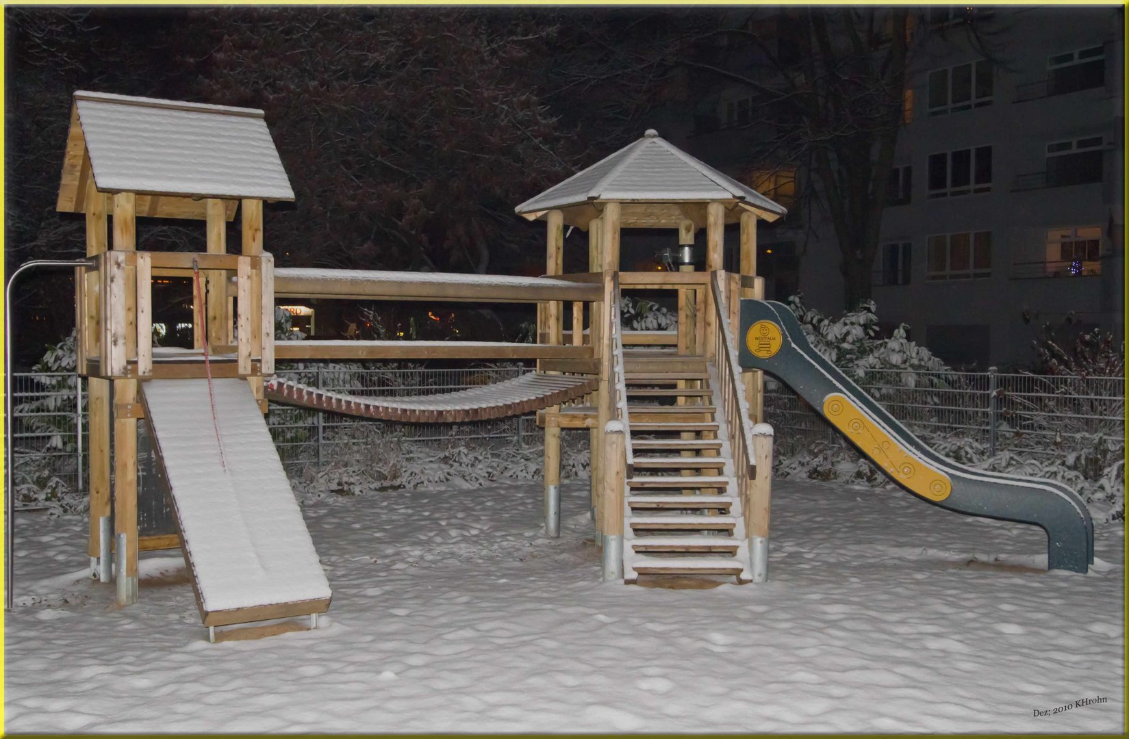 Spielplatz mit neuem Glanz.