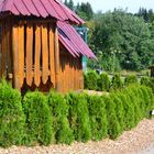 Spielplatz mit Rutsche neben Gasthaus "Rodelklause"…