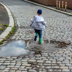 Spielplatz Pfütze