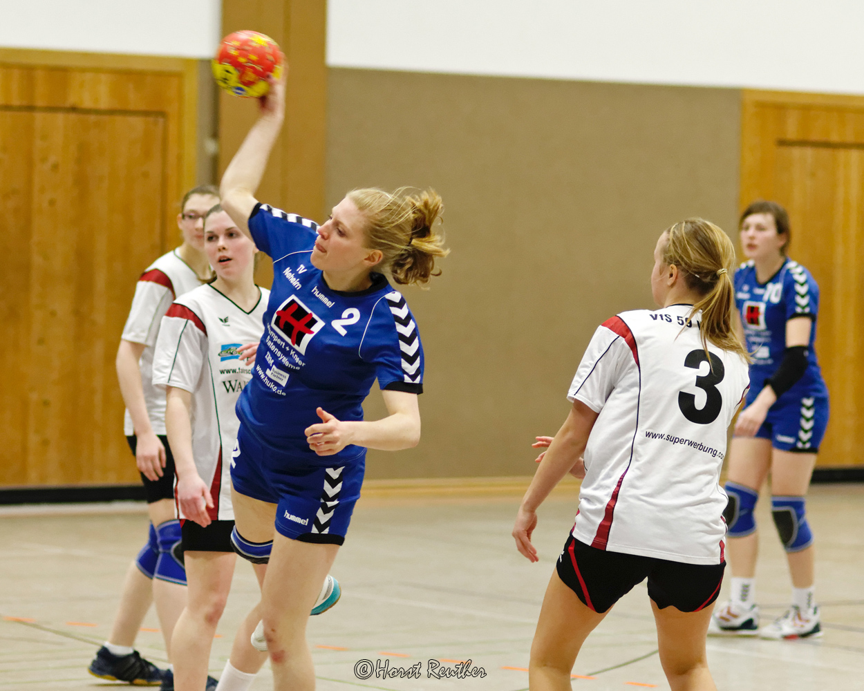 Spielszene mit Jenny gegen Warstein