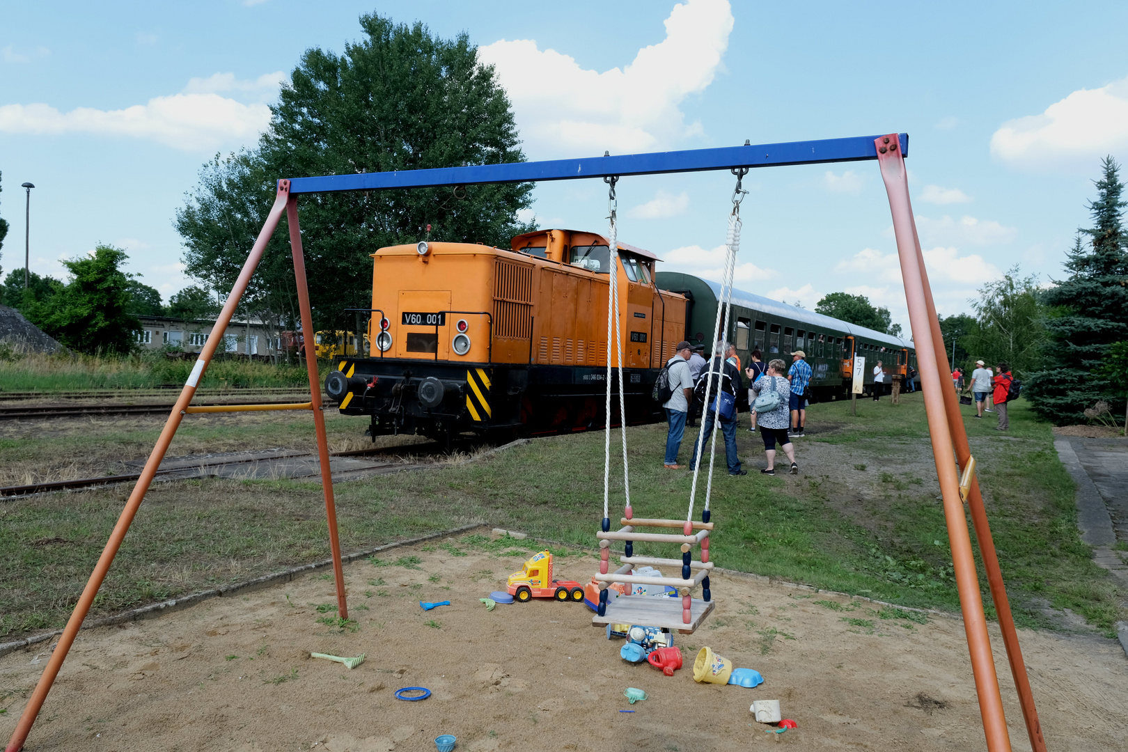 Spielzeug-Eisenbahn