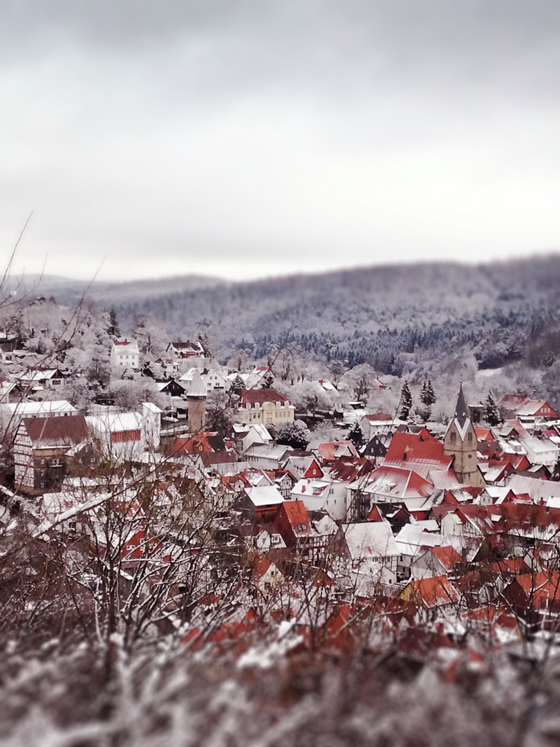 Spielzeug Landschaft