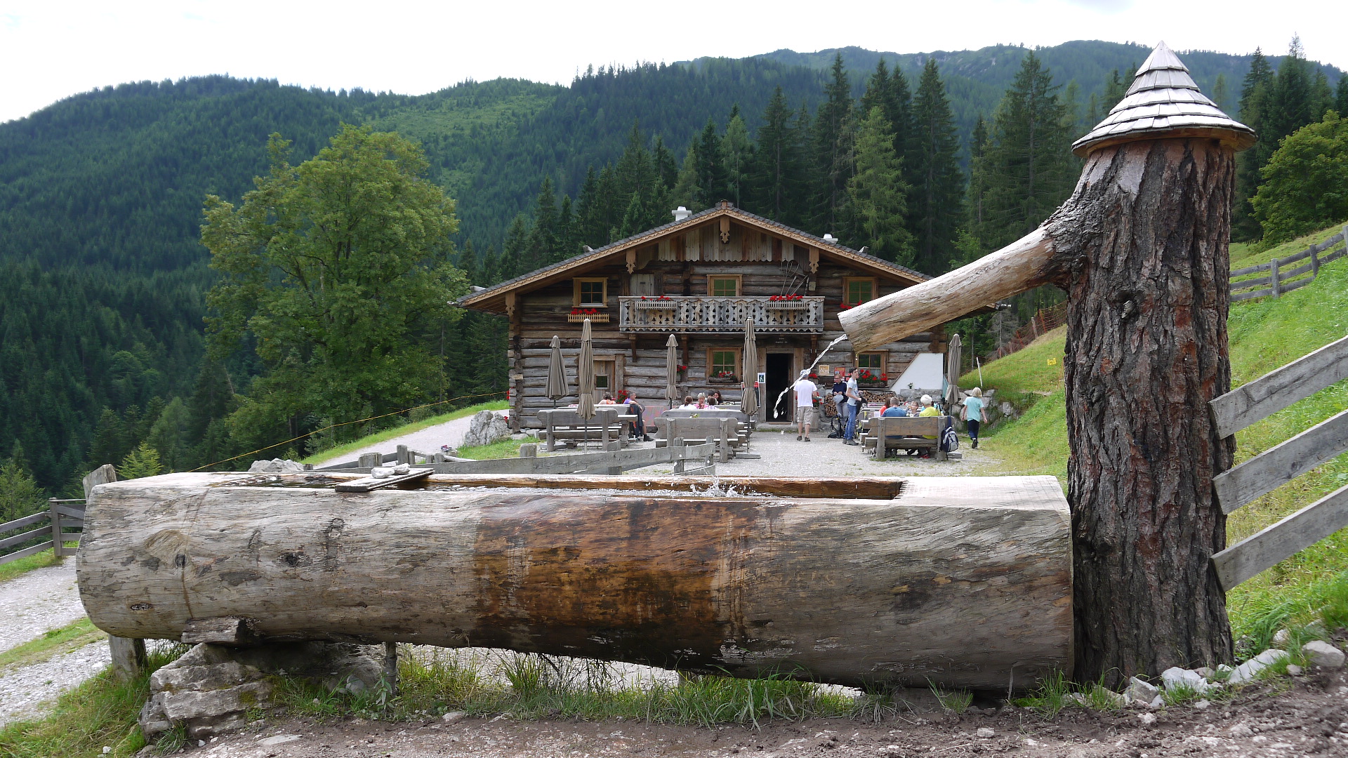 Spiessalm 1100 m  im Lungötz Lammertal