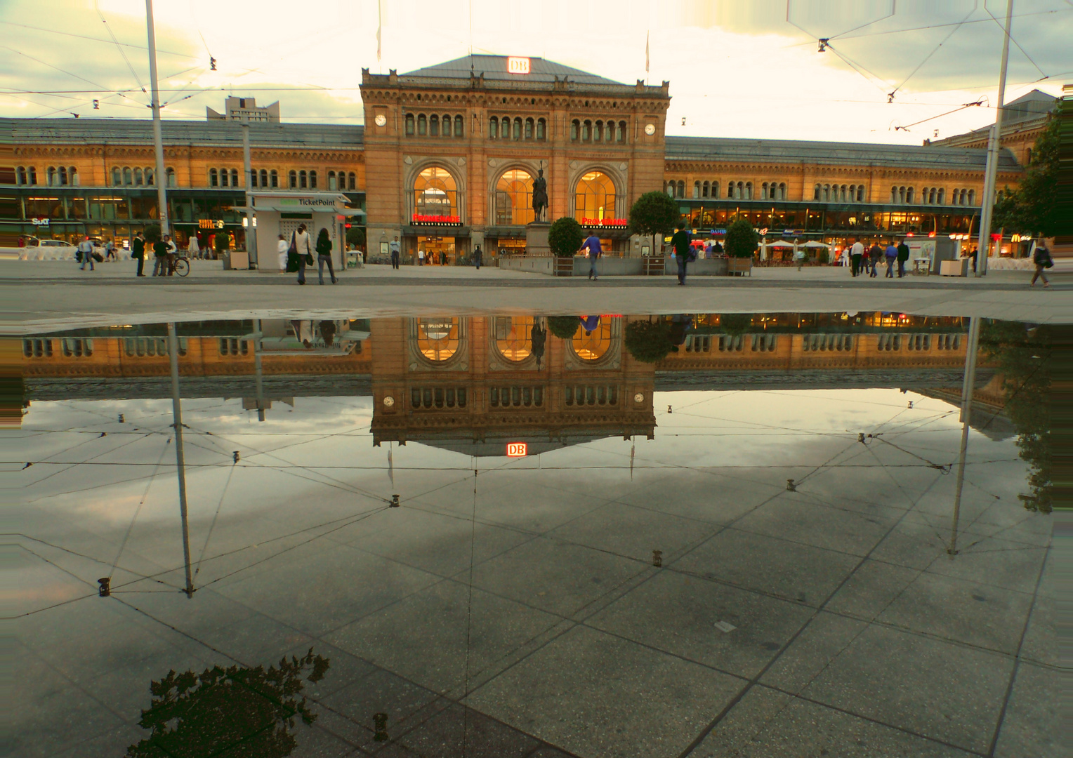 Spigelung Hauptbahnhof Hannover