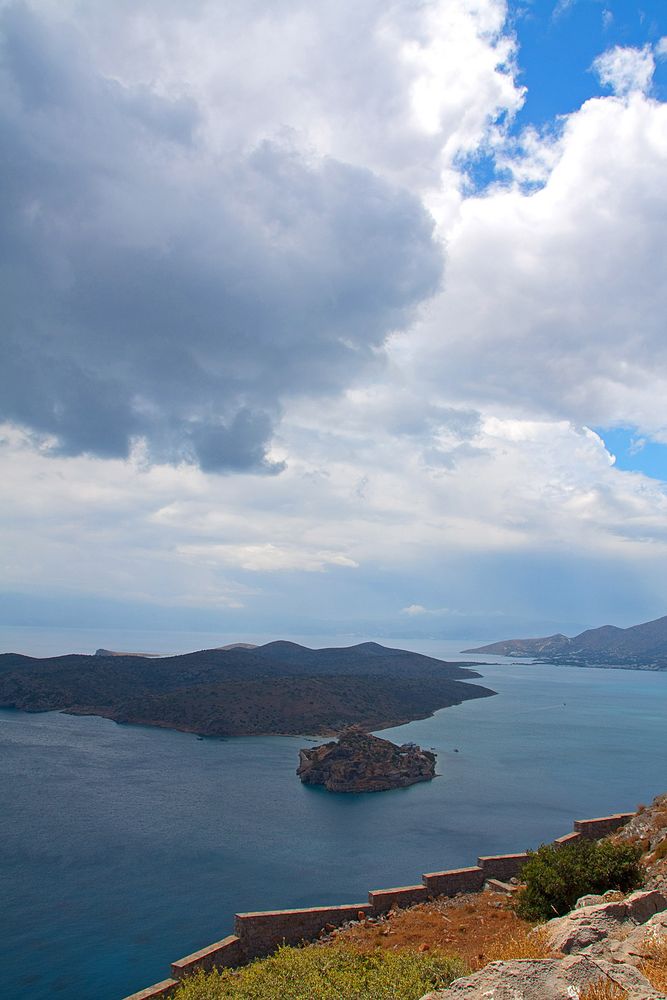 Spinalonga mit Festung von oben