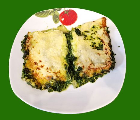 Spinat-Lasagne