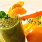Spinat-Orangen-Drink