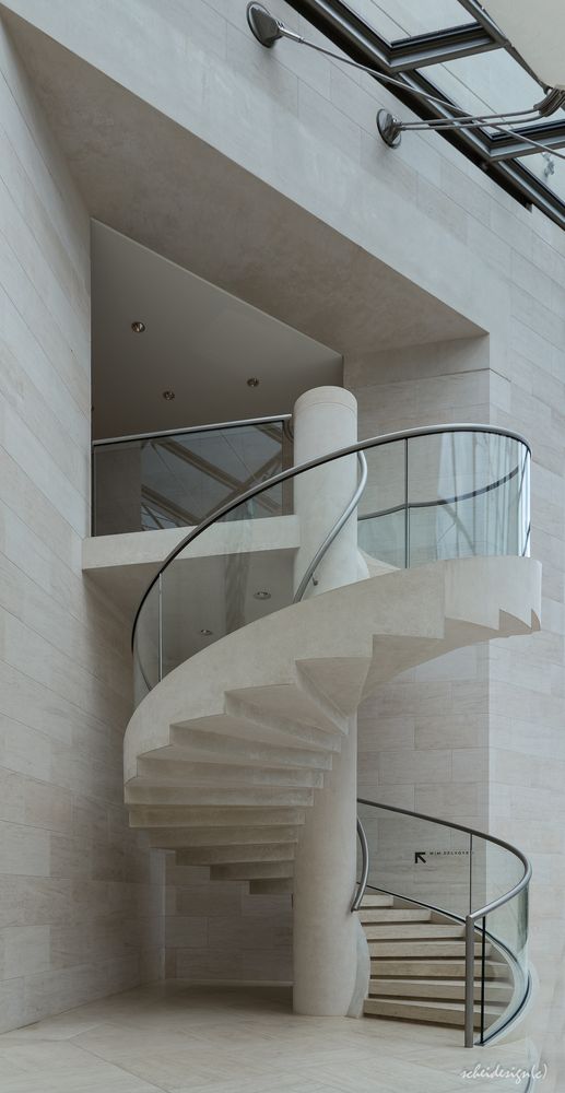 Spindeltreppe im MUDAM in Luxemburg