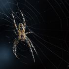 Spinne im Netz