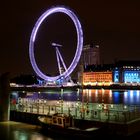 Spinning London Eye in the dark