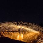 Spinning under the milky way