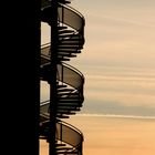 Spiral Stairs Sunset