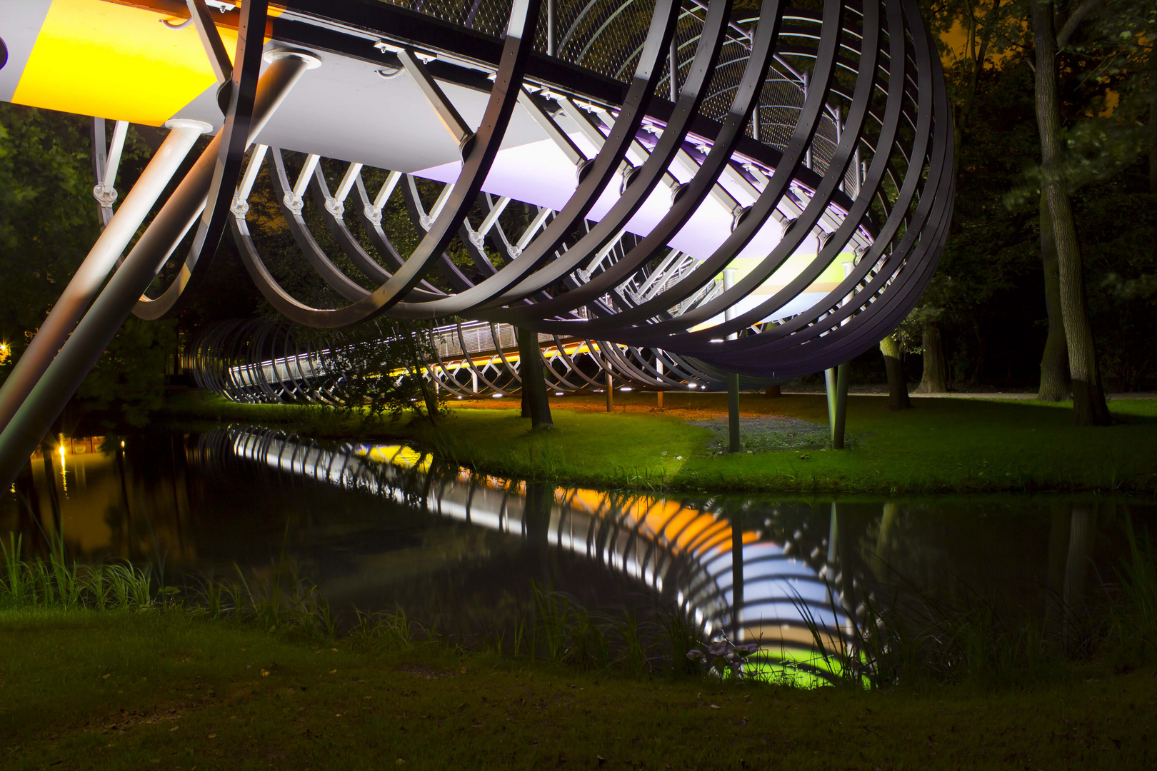 Spiralbrücke Oberhausen Ausgang Süd