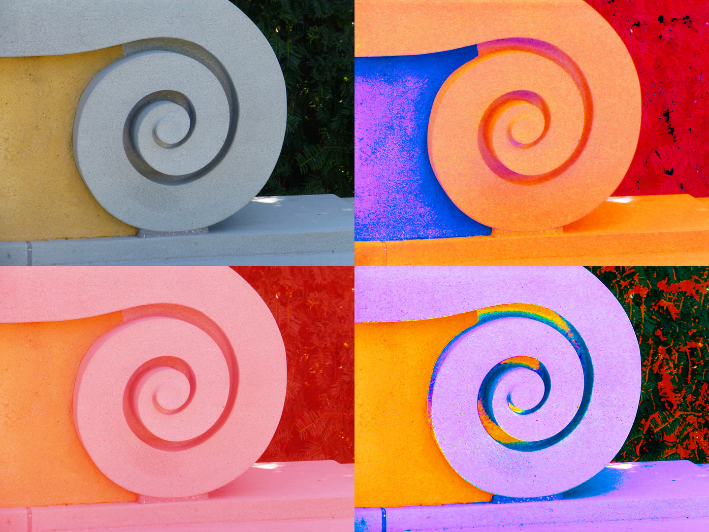 Spirale im italienisch Garten