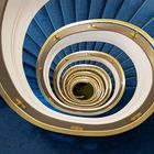 Spirale in Blau