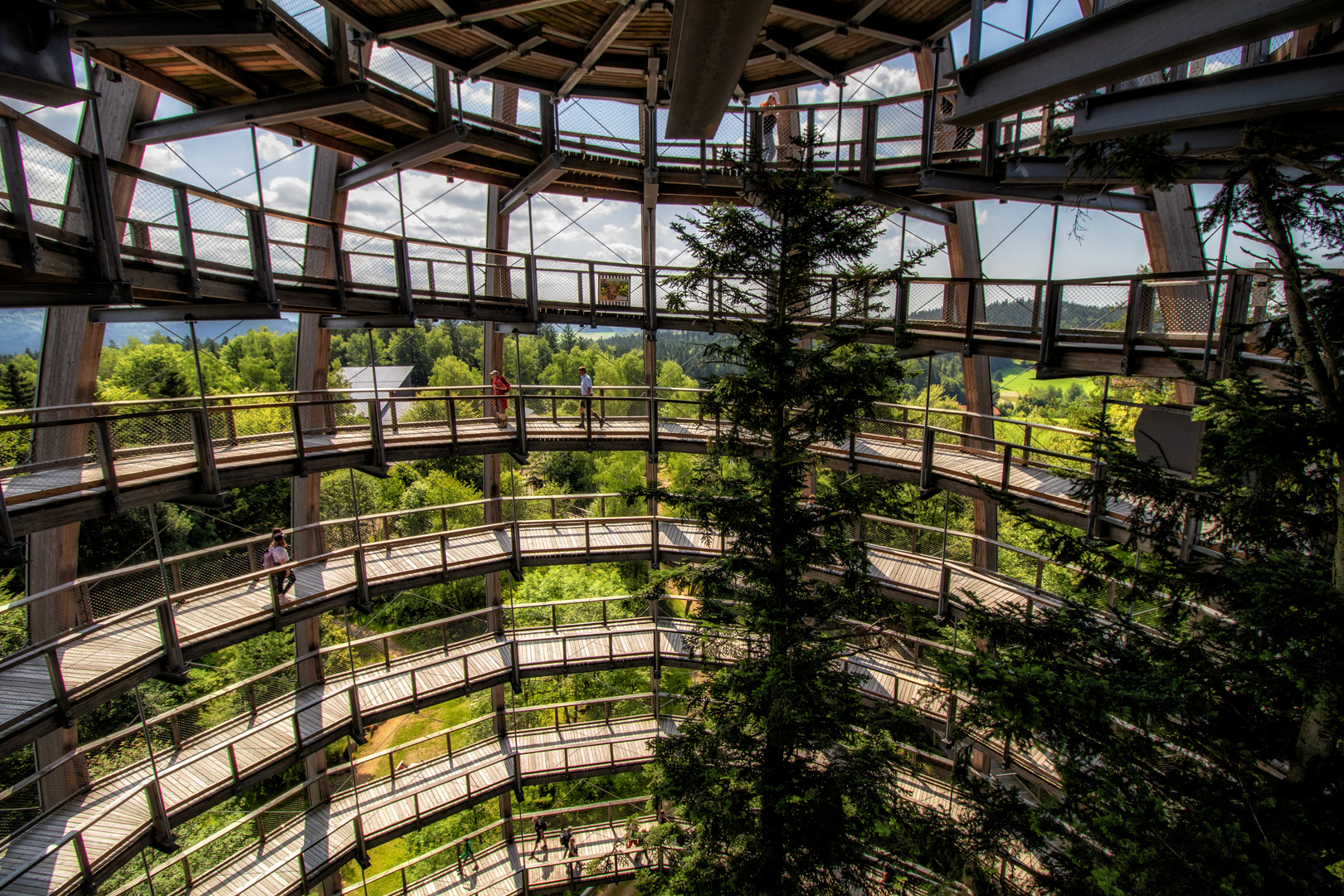 Spirale mit Durchblick