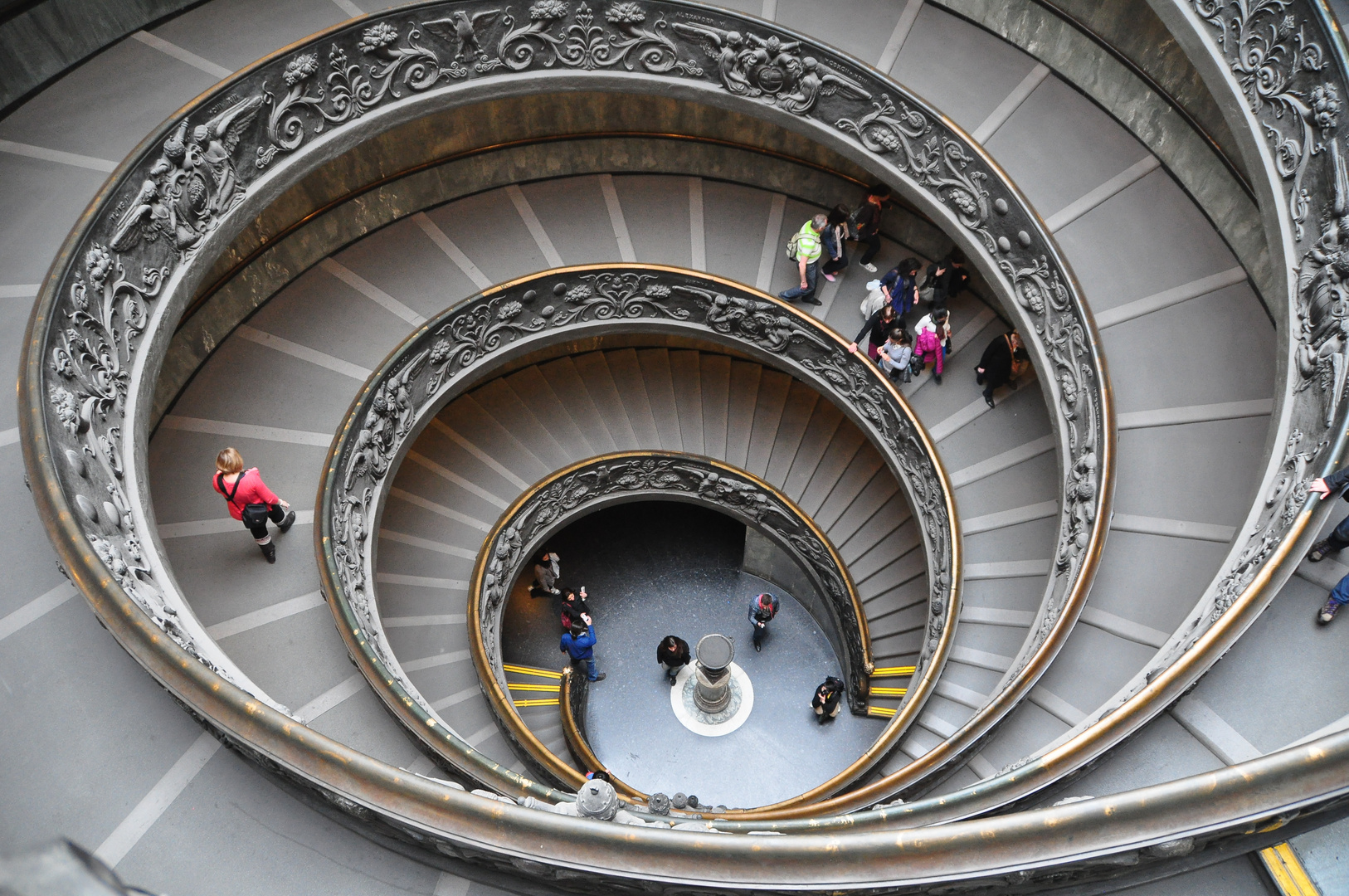 Spirale Treppen im Vatikanischen Museum