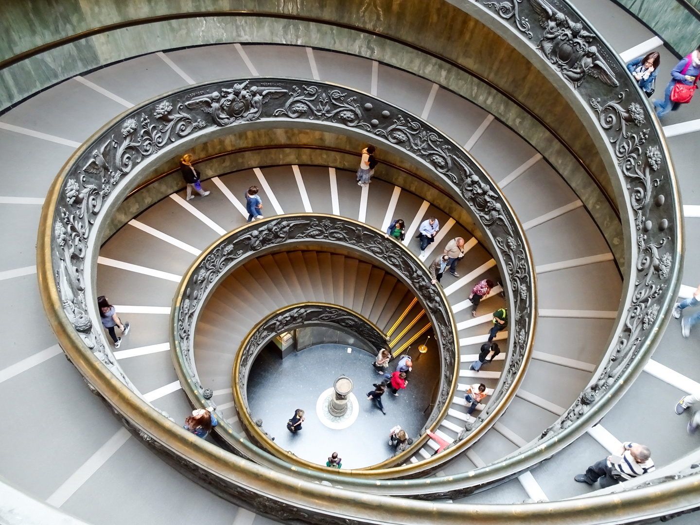 Spiraltreppe - Vatikanische Museen, Rom Italien