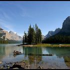 Spirit Island auf dem Maligne Lake