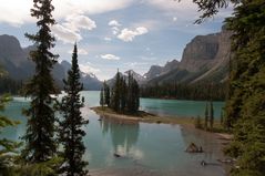 Spirit Island on Maligne Lake