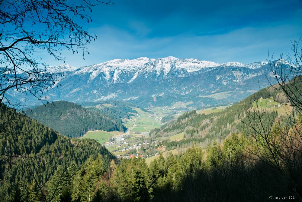 Spital am Pyhrn / Blick ins Tal