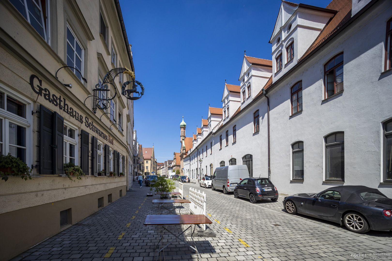 Spitalgasse mit Blick auf St. Margareth